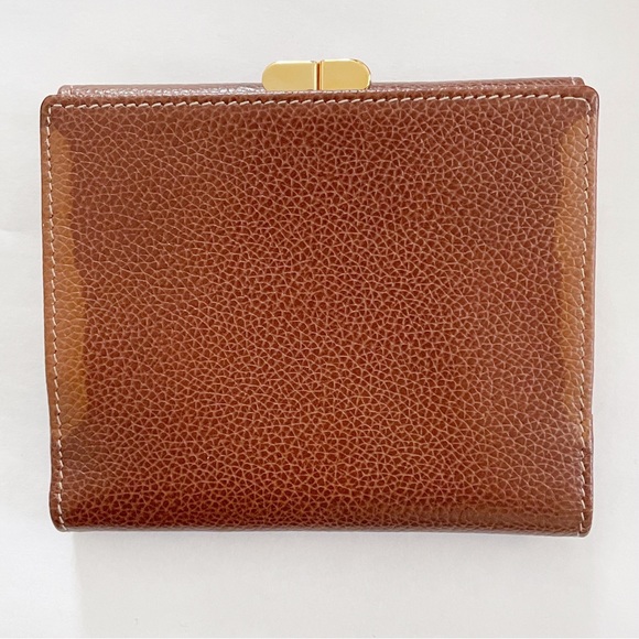 Dunhill saddle brown leather compact wallet - Picture 2 of 9